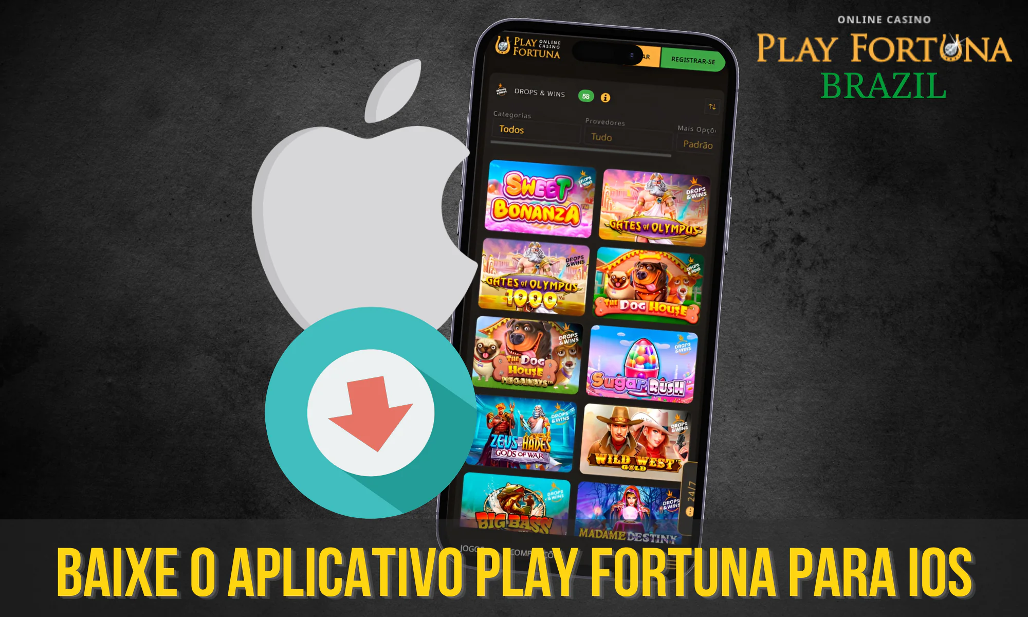 Como baixar facilmente o aplicativo Play Fortuna para iOS