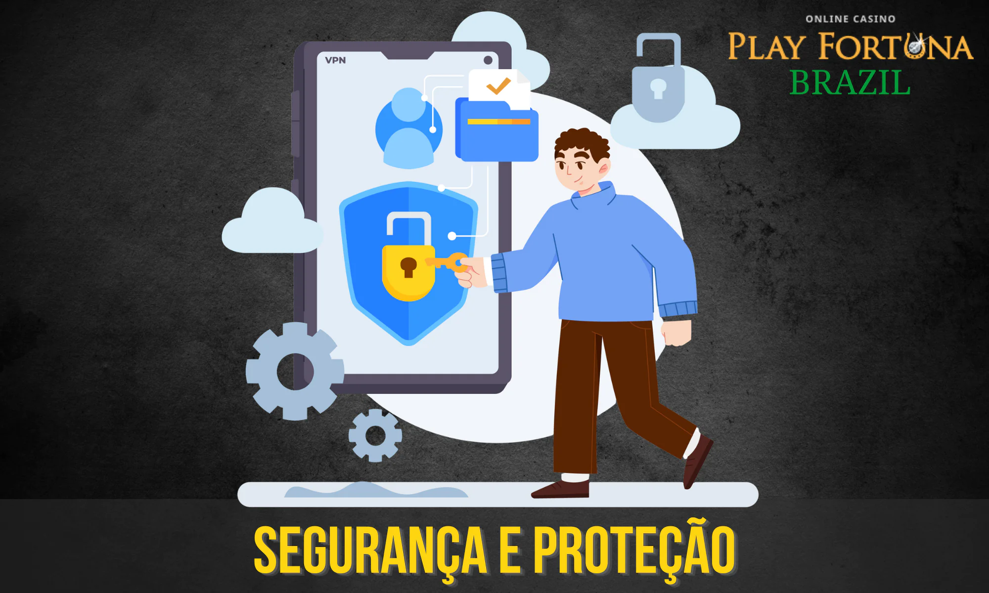 Os jogadores brasileiros têm a garantia de 100% de segurança