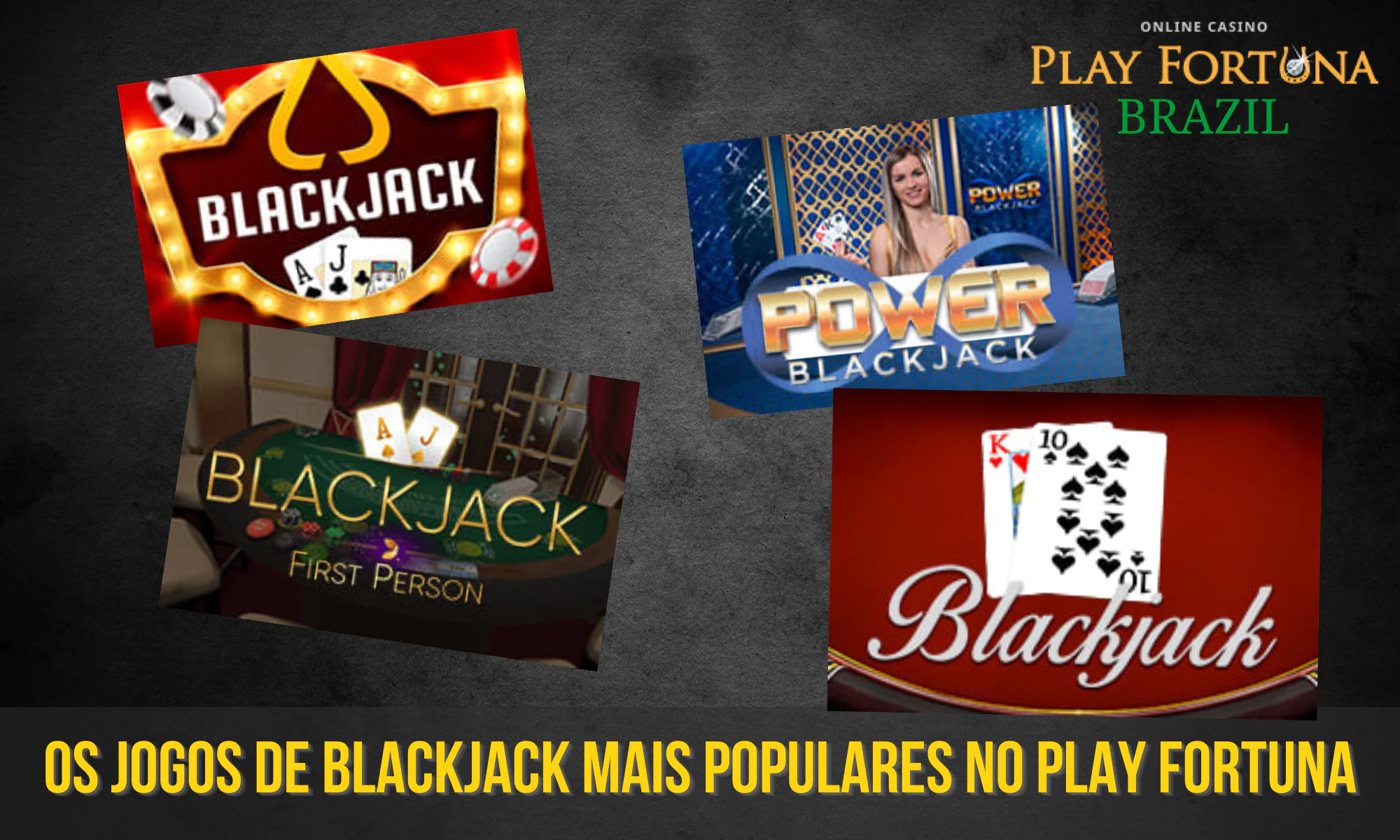 Lista dos jogos de blackjack mais populares no Play Fortuna